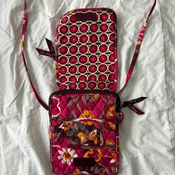 Vera Bradley Mini Hipster Crossbody Bag Messenger Purse - Picture 6 of 7